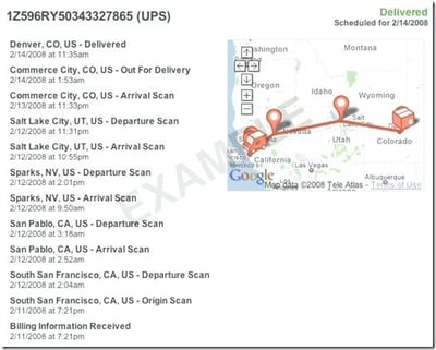 tracking package